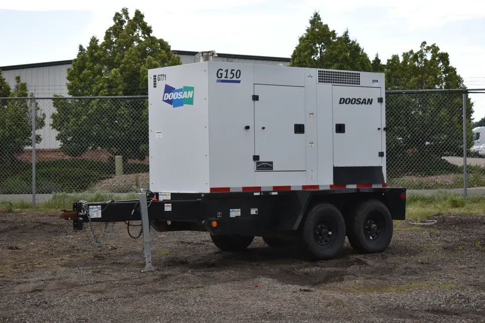 124kW Doosan Diesel Generator Set #090002