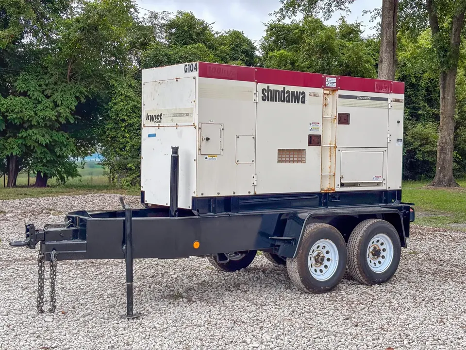 80kW Shindaiwa Diesel Generator Set #093471