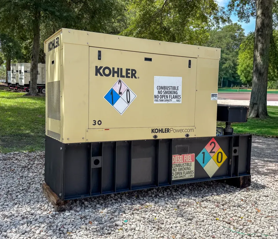 31kW Kohler/Rehlko Diesel Generator Set #093636
