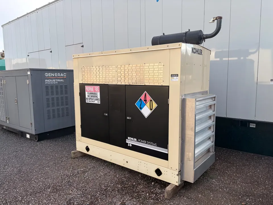 54kW Kohler/Rehlko Liquid Propane Generator Set #093828
