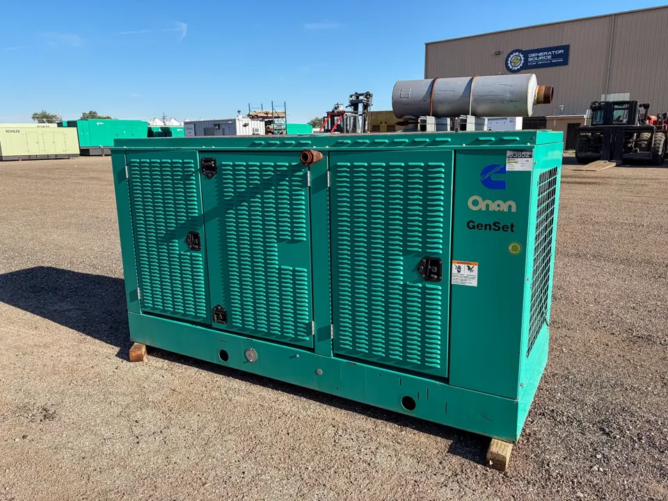 100kW Cummins Natural Gas Generator Set #093852